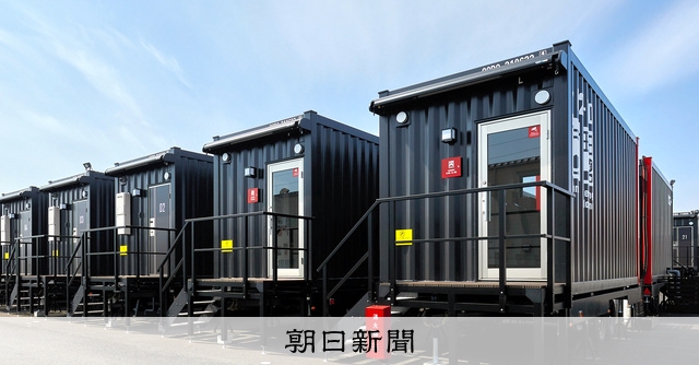 災害時、コンテナホテル提供 掛川市、千葉の企業と協定 [静岡県]：朝日新聞