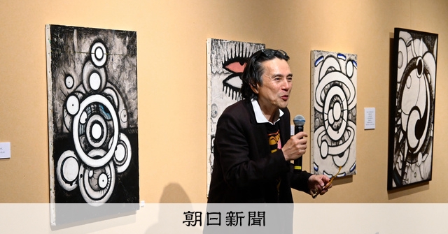 俳優の国広富之さんが島根で絵画展 「心を自由に、自分の絵を描く