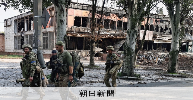 「ロシア軍が撤退時にダム破壊」 焦土作戦? 周囲では洪水に:朝日新聞