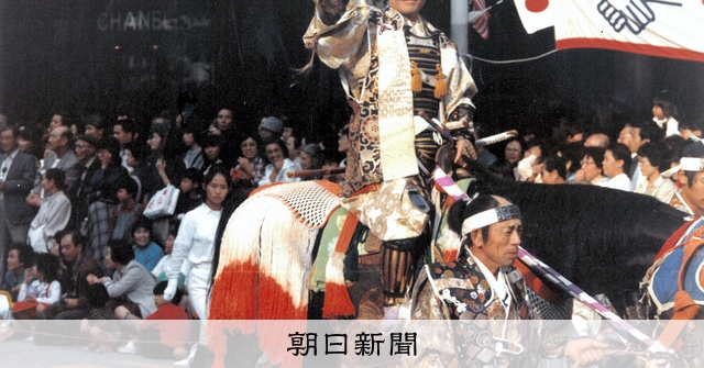 人間五十年」父子で射止めた信長役 3年ぶりの名古屋まつり：朝日新聞