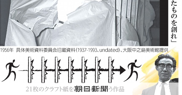 GUTAIが切り開いた戦後芸術の地平 自由求めて「果敢な前進」：朝日新聞