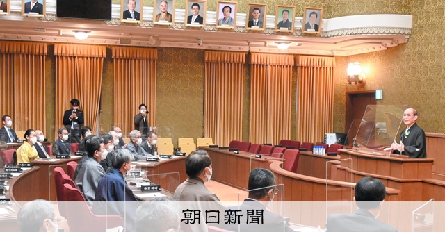 知事や京都市長が訓示 [京都府]：朝日新聞