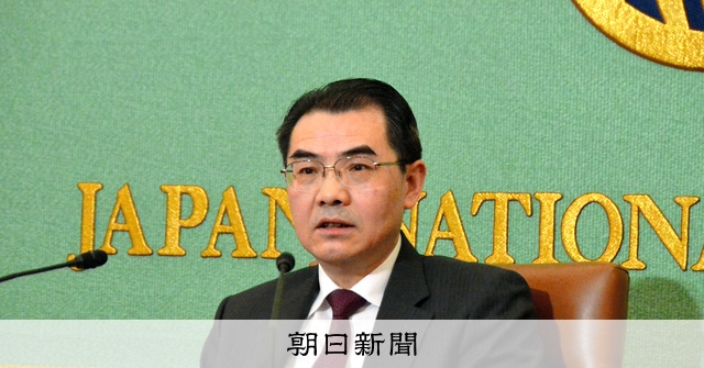 日本の言説に「民衆が火の中に」 中国新大使、台湾問題で語気