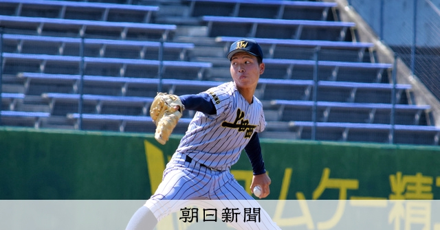 内外角使い分け、被安打3で強力打線を完封 上田西の左腕服部 - 高校
