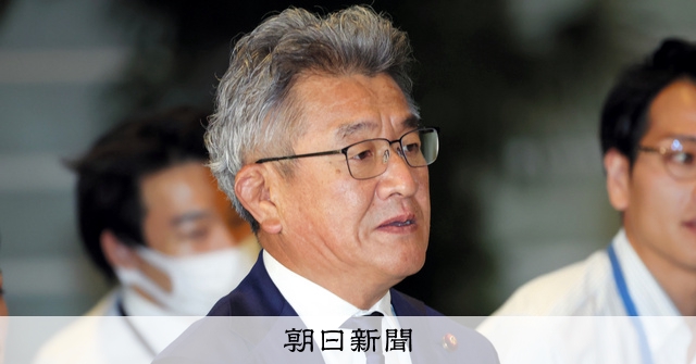 [B!] 二階派事務総長の武田氏、資金パーティー「重要な政治活動の一つ」：朝日新聞デジタル