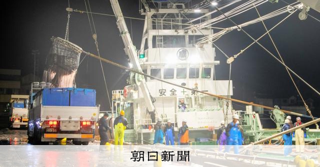 銚子漁港の水揚げ量 2年連続で国内2位 サバやイワシ不漁で [千葉県]：朝日新聞
