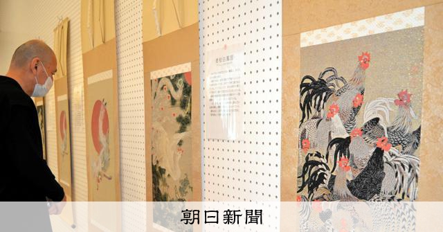 若冲作品の色彩や細密描写、西陣織で再現 石巻で6日まで展示 [宮城県