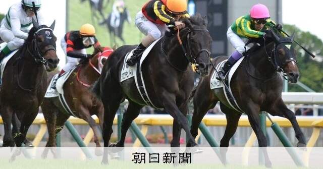 クロワデュノールV 競馬G1・日本ダービー 1日：朝日新聞