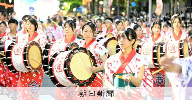 盛岡さんさ踊りが開幕 4日間のべ2.5万人、205団体参加予定 [岩手県