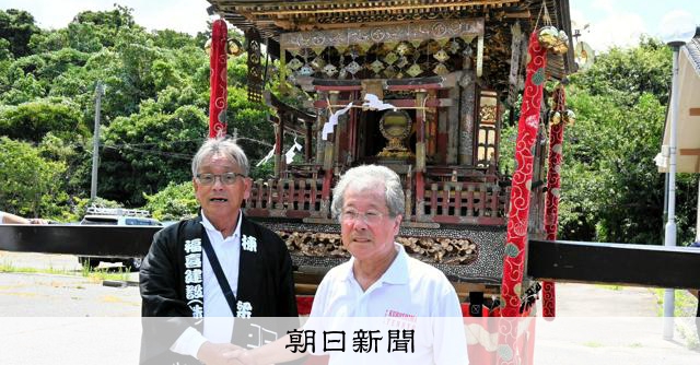 能登地震で壊れたみこし復活、名工や若者らが支える輪島・黒島天領祭