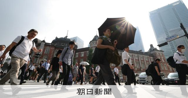 東京都心で35度、9日連続の猛暑日 22年に並び過去最長タイ記録：朝日新聞