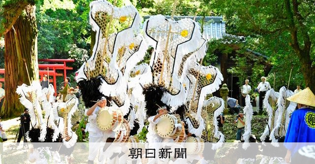 矢旗振り、太鼓打ち鳴らす 500年の伝統「伊作太鼓踊り」勇壮に [鹿児島
