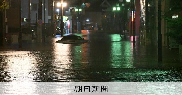 8月の熊本の豪雨、温暖化で雨量25%増加 上空にも水蒸気流入か