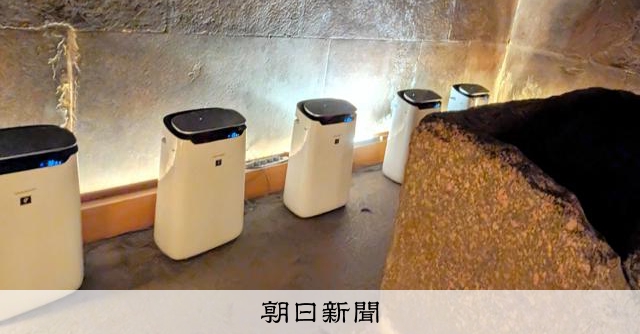 クフ王のピラミッドにシャープの空気清浄機　目指すは「3大制覇」
