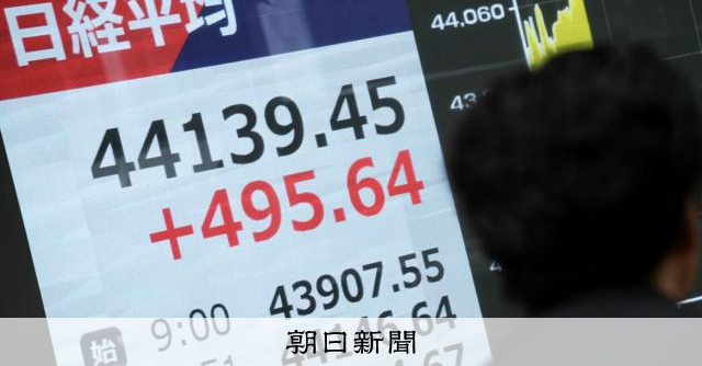日経平均、初の一時4万4000円台 「高市トレード」の指摘も