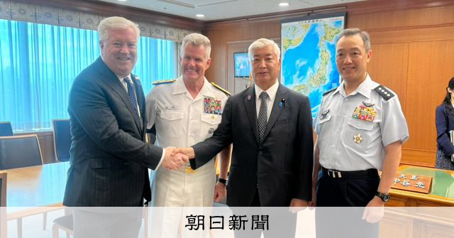 米インド太平洋軍司令官が中谷防衛相を表敬、日米同盟の重要性を確認