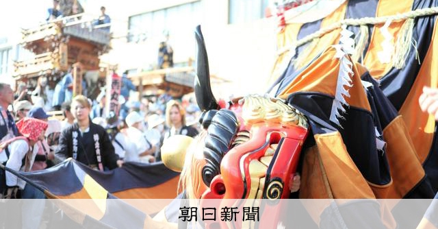 響く笛の音、舞う幌獅子 石岡のおまつり開催「伝統向き合う姿見て