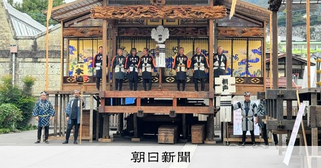 桐生祇園屋台」勢ぞろい 6台は初、「二度とない機会」 群馬 [群馬県