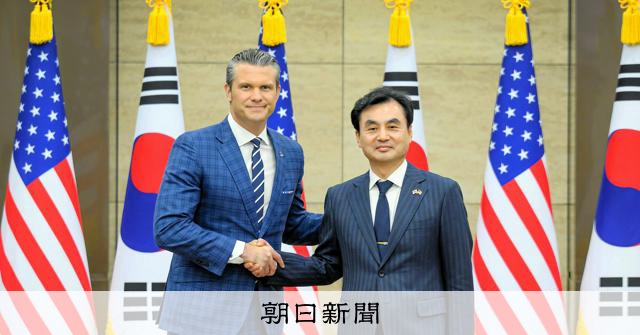 米国防長官、韓国の原潜導入「積極的に支援」 安国防相とJSA視察