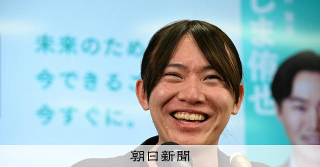 チームみらいに投票、無党派層が28%　男女差はなし　朝日出口調査