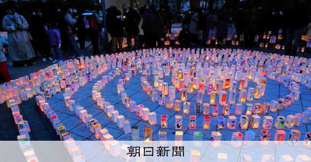 牛乳パックで作ったとうろう1万個、明かりをともして追悼 [岩手県