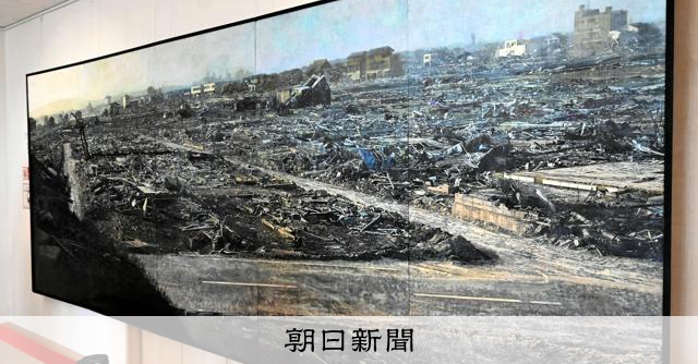 被災者じゃない」と言われた画家 震災遺構の代わりに描いた油絵