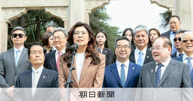 「帝国主義に切り裂かれた」　訪中の国民党主席、日本の台湾統治批判