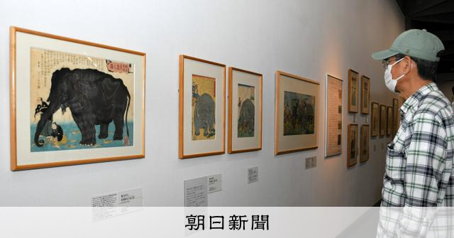 江戸から明治の動物描いた浮世絵展示　徳島・那賀町の相生森林美術館：朝日新聞