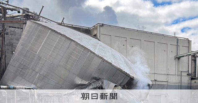 米の工場で爆発、1人死亡 9人行方不明 日本製紙子会社：朝日新聞