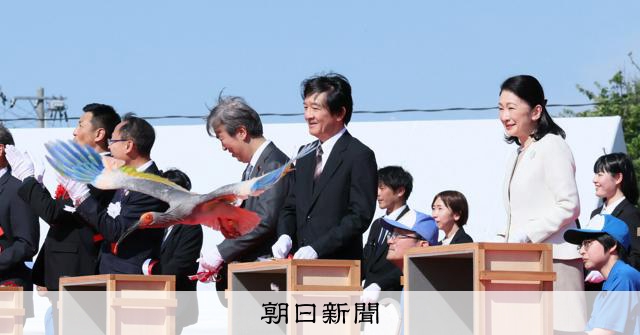 秋篠宮夫婦出席能登半島野放朱鷺儀式，感嘆半世紀後重返故地