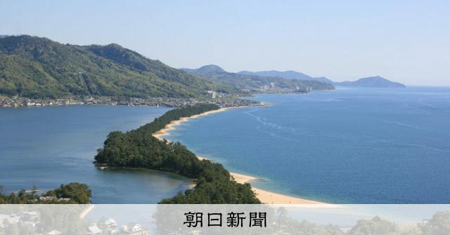 京都の天橋立でクマ出没、海泳いで雑木林へ　その後、麻酔銃で捕獲
