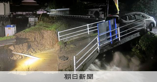 大雨の影響で小中高など370校休校 竹原では136世帯が断水 [広島県