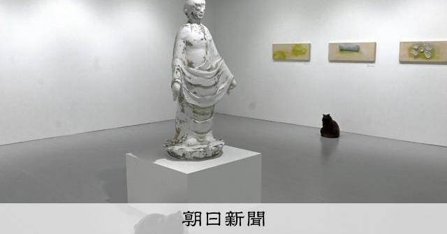 全盲の彫刻家・三輪途道さんの個展 奈良県立美術館ギャラリーで [奈良