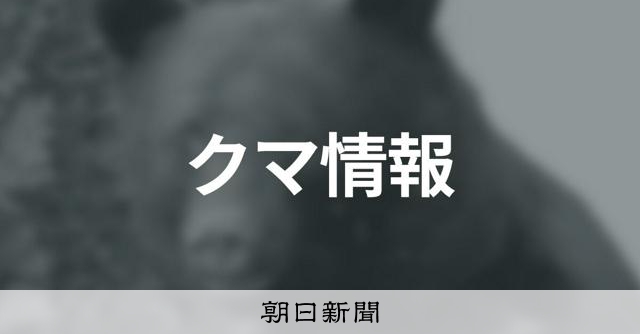 栃木那須塩原市一名70多歲男子在前往田地途中遭熊襲擊受傷