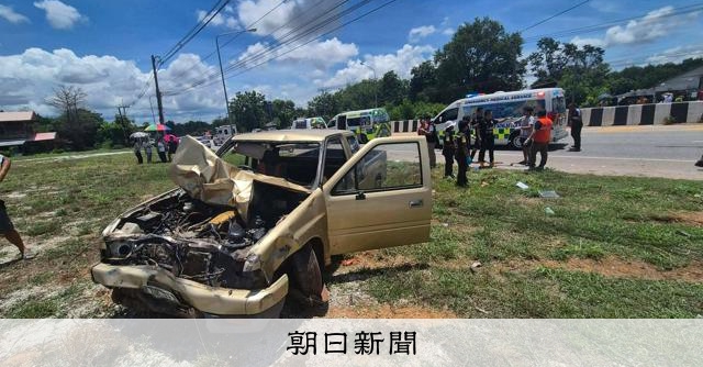 タイで11歳少年がトラックを運転、僧侶の行列に突っ込む 8人死亡:朝日新聞