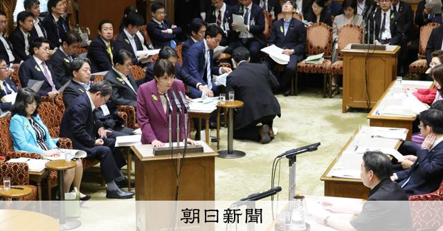 中傷動画の「陳述書」問題、高市首相「質問対応しない趣旨ではない」:朝日新聞