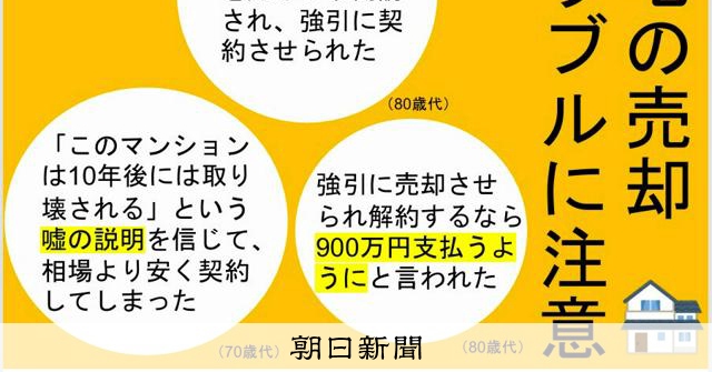 92歳女性、マンション押し買い被害に続き押し売りも 国民生活センターが注意喚起