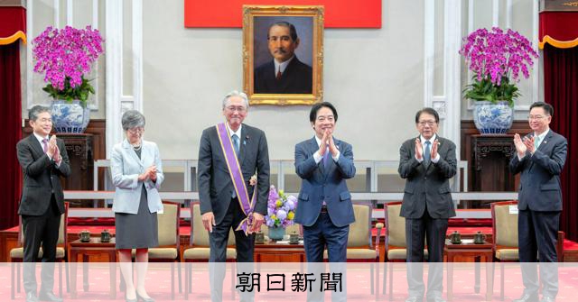台湾総統、日台友好議連会長の古屋圭司氏に大綬景星勲章を授与　「台日関係の深化に貢献」と総統府が発表した