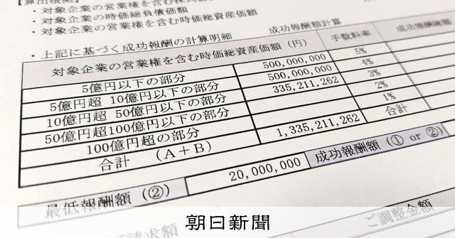 M＆A仲介の成功報酬に仰天、想定の3倍に　レーマン方式の落とし穴