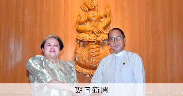 ASEAN特使フィリピン外相、ミャンマー訪問　親軍政権外相と会談